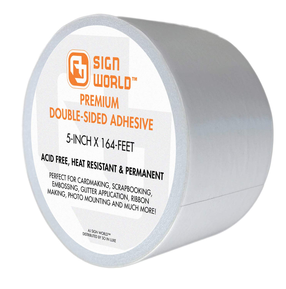 Best 48" Ultra-Thin Permanent Double-Sided Tape for Arts, Crafts, Die Cutting, Photography, Scrapbooking, Tear-by-Hand, Documents, All Purpose (48-Inch by 55 Yards)