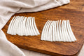 2.2 lbs (1 kg) Smooth Dentalium Shells (1.75–2 Inches) Approx 1080 Pieces – Natural White Dentalium Shells for Beading, Jewelry Making, Native Regalia & Craft.