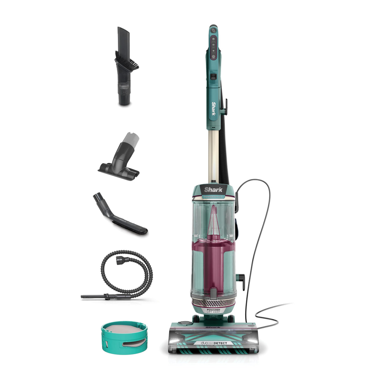Shark® PowerDetect® Transformer™ Upright Vacuum, Midnight Steel, LX5002
