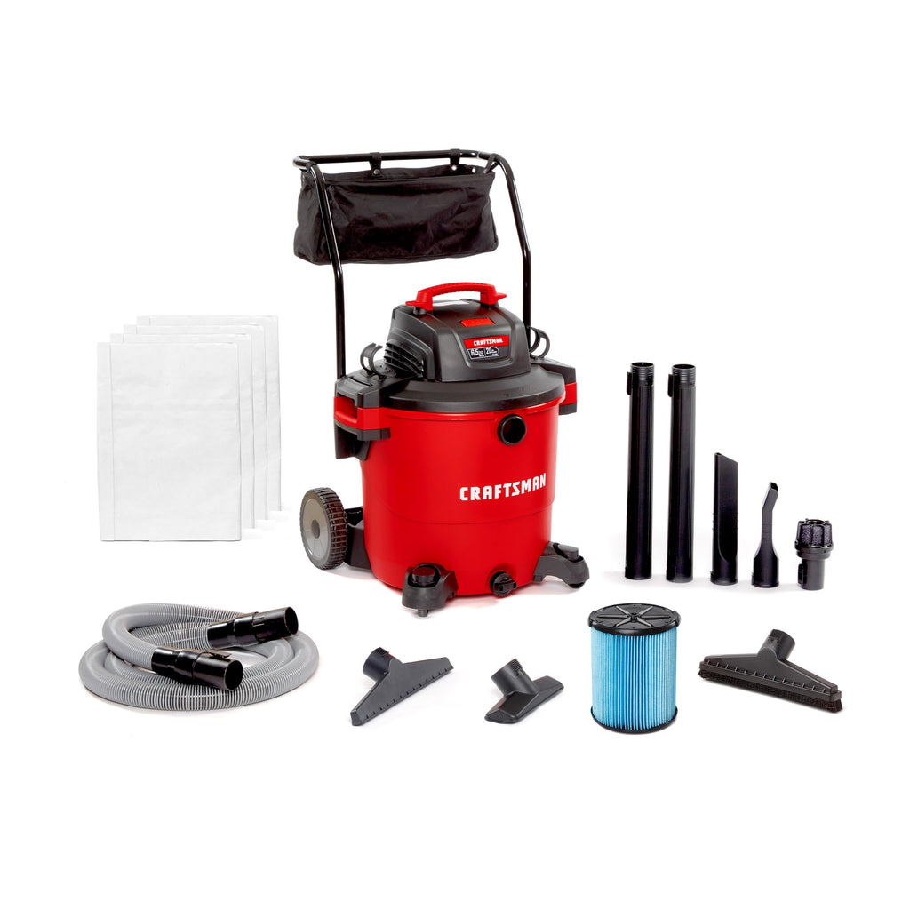 CRAFTSMAN CMXEVBE18695 16 Gallon 6.5 Peak HP Wet Dry Shop Vacuum