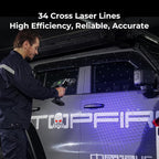 Creality 3D Scanner Raptor X for 3D Printing, 60fps 34 Cross Blue Laser & NIR WiFi 6 Consumer Handheld Scanner 0.02mm Accuracy, 24-Bit Fast Full-Color Scanning for Windows macOS