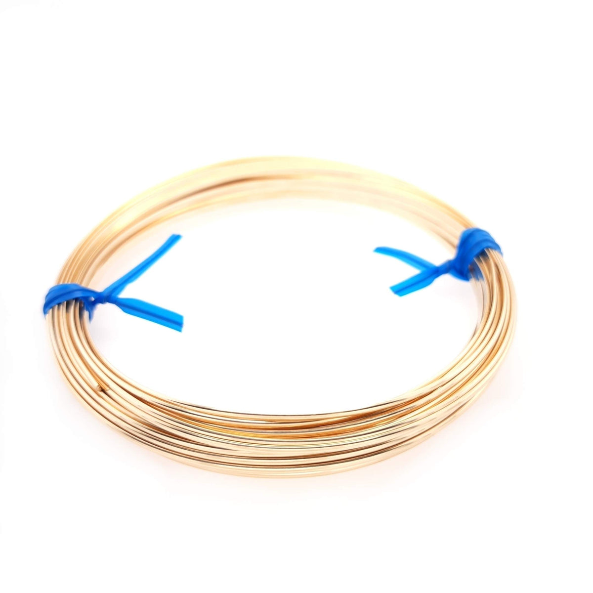 14/20 Yellow Gold Filled Wire 14 Ga Half Round, Dead Soft 5FT by CRAFT WIRE