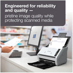 Epson DS-530X Color Duplex Desktop Document Scanner, up to 45 ppm, USB Connectivity, 100-Page Auto Document Feeder (ADF), Twain and ISIS Drivers