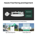 Omada 5GHz AC867 WiFi Bridge, 5km Distance, Gigabit PoE Out(Flex Bridge 5)