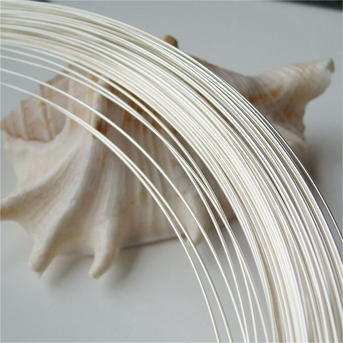 Bracelet String Silver Wire 925 for Jewelry Making, 0.3-2mm Sterling Silver Round Wire for Jewelry DIY, Beading Wire Accessories, 1 Meter(0.8mm)