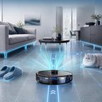 Kilgone Robot Vacuum and Mop with Self Emptying Dock, 90 Days Hands-Free