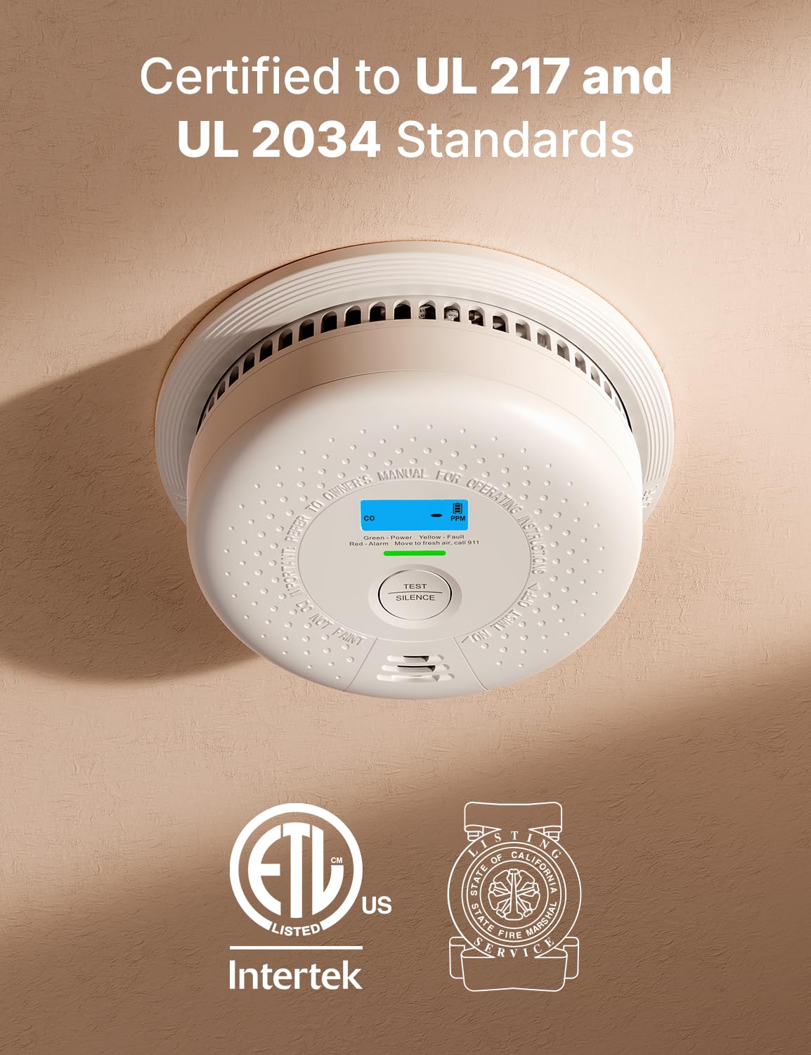 X-Sense Smoke Detector and Carbon Monoxide Detector, SC01, 3-Pack