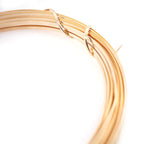 14/20 Yellow Gold Filled Wire 14 Ga Half Round, Dead Soft 5FT by CRAFT WIRE