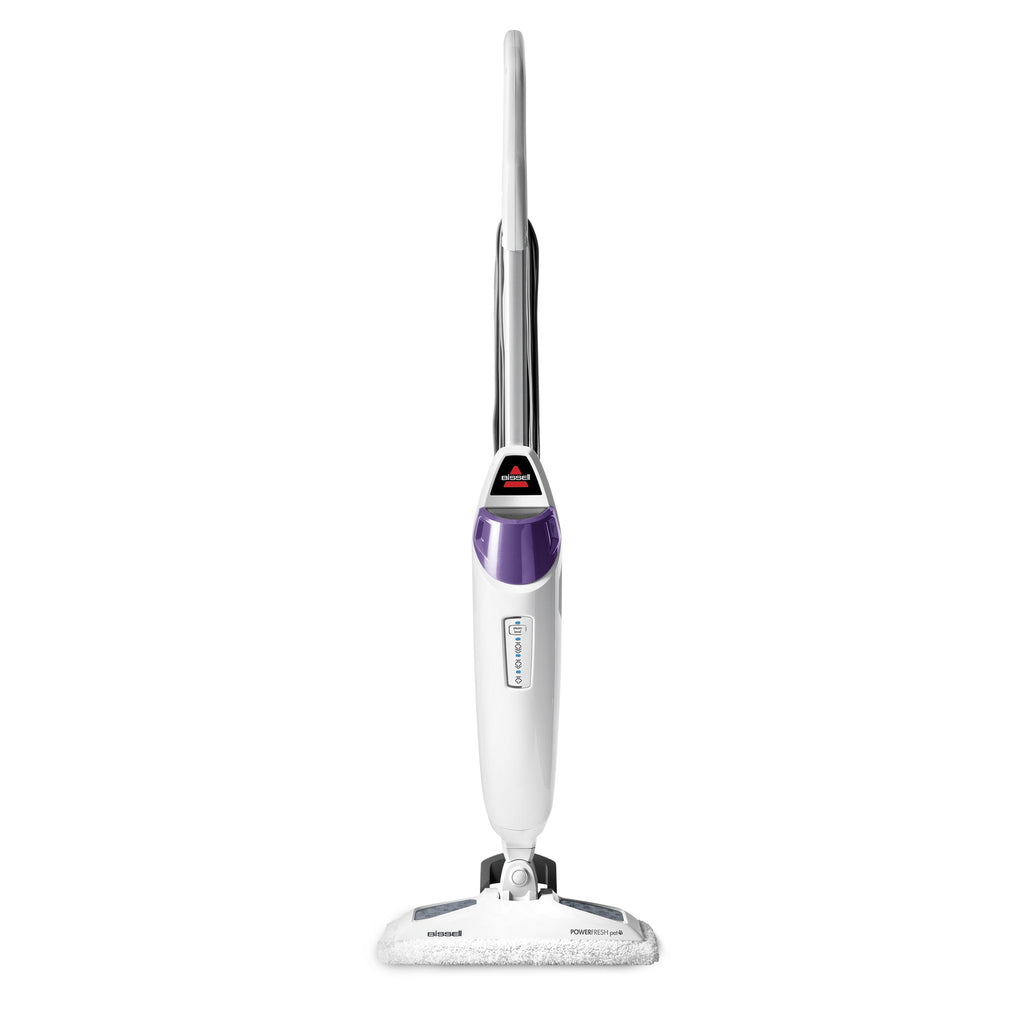 Bissell PowerFresh Deluxe 1806 Steam Mop for Tile, Hardwood & Sealed Floors w/Built‑in SpotBoost Brush, Fast 30‑Second Warm‑Up, Variable Steam Levels, Fresh Scent Discs Compatible
