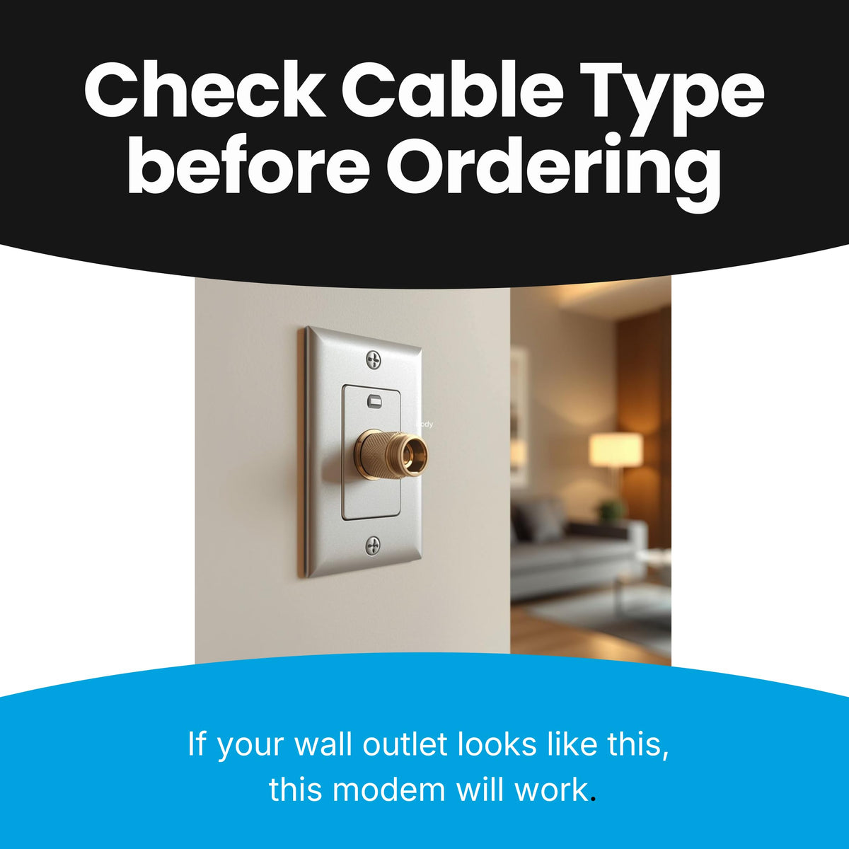 Hitron CODA DOCSIS 3.1 - Cable Internet ONLY (NOT Compatible with Fiber/DSL) | Up to 1 Gbps Cable Modem | Requires WiFi Router | Xfinity, Spectrum, Cox Certified