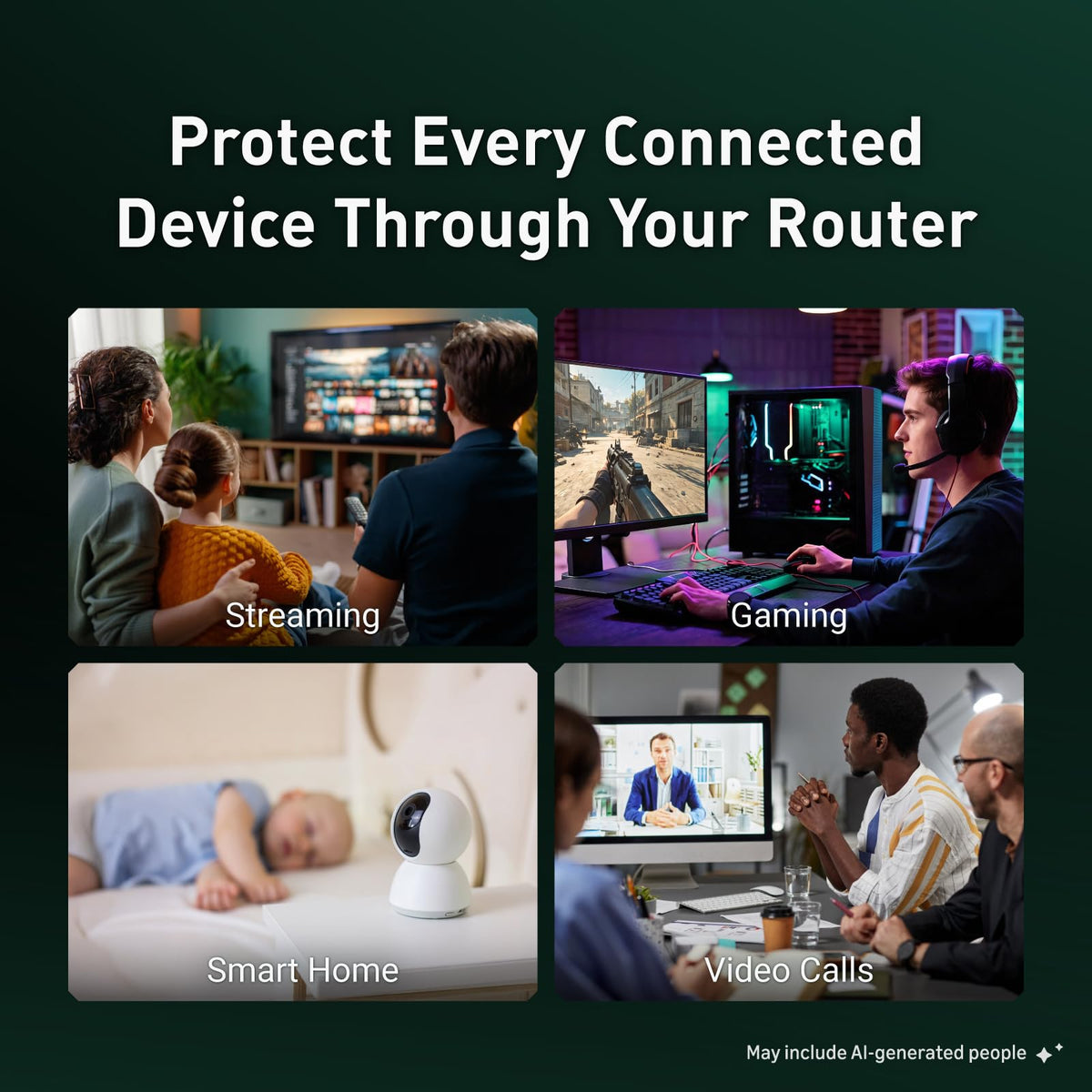 GL.iNet Fortify (GL-MT6000) AX6000 Wi-Fi 6 Router with Built-in ExpressVPN