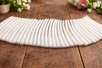 2.2 LBS (1 kg) Smooth Dentalium Shells – 2 to 2.2 Inches – Approx. 920 Pieces – Natural White Tubular Seashells for Jewelry Making, Craft, Beading & Native Regalia. (500 Gram)