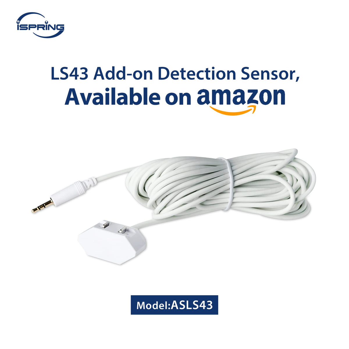 iSpring LS43 Water Leak Detector Alarm System, Automatic Shut-Off Valve and 2 Detection Sensors, Connects Up to 8 Sensor to Prevent Flooding, 3/4" NPT