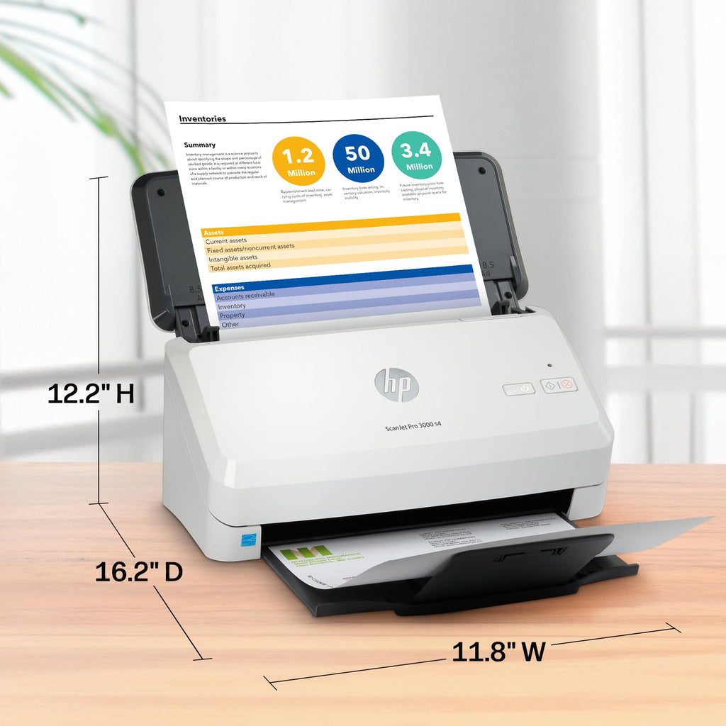 HP ScanJet Pro 3000 s4 Document Scanner | Duplex | ADF