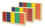 Jonti-Craft 30 Mobile Storage with Colored Tubs