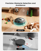 Lefant Robot Vacuum and Mop, 450ml Visible Dustbin, Upgraded 190° PSD Obstacle Avoidance, Customized Cleaning, Multi-Floor Mapping, 150 Mins Runtime, 2.4G/5G WiFi, Pet Hair & Carpets, M330 Pro