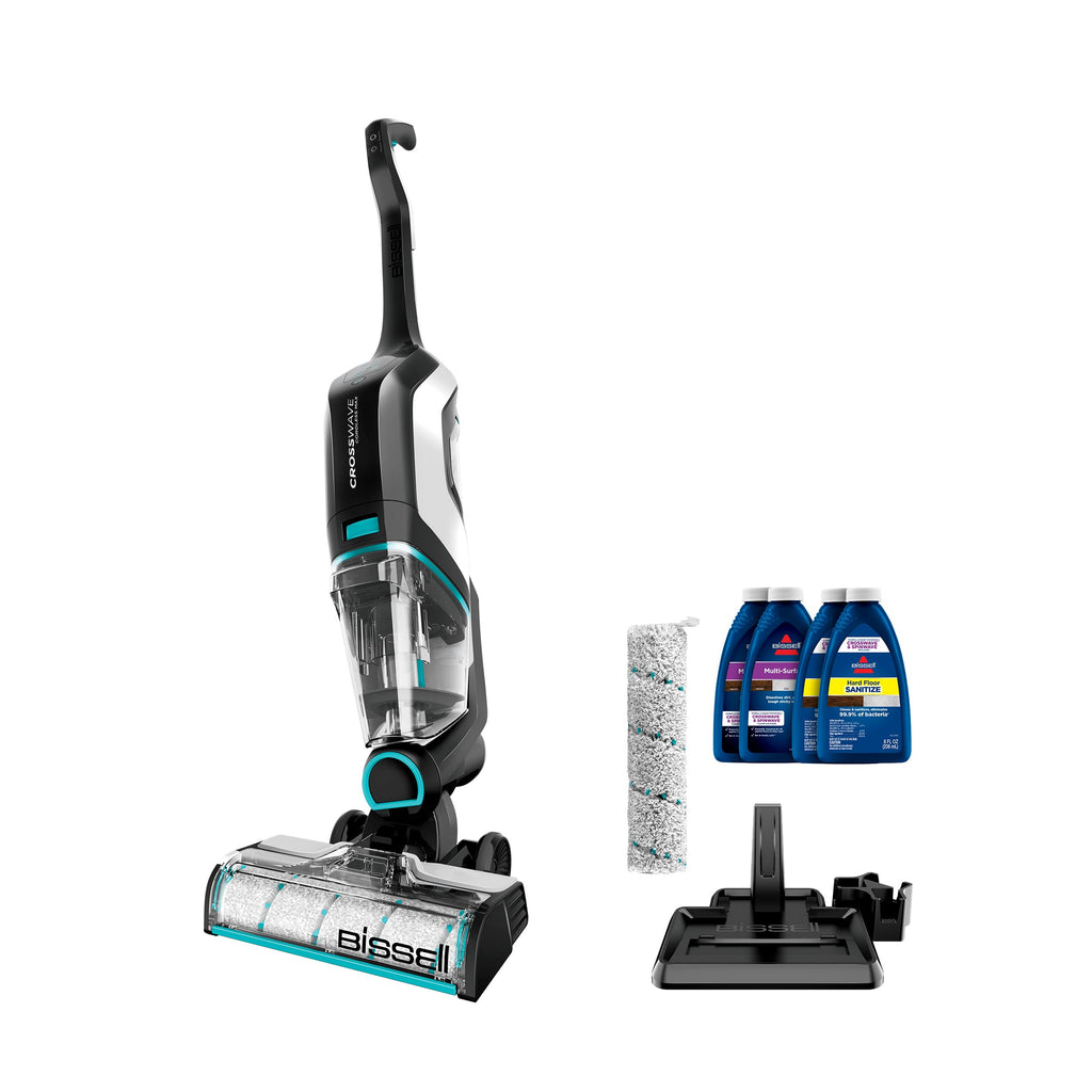 Bissell CrossWave Cordless Max Vacuum Mop All in One Wet and Dry Vac Combo Hard Floor Cleaner and Area Rugs, Cordless Mop, Pack-in Formulas Included, 2554A