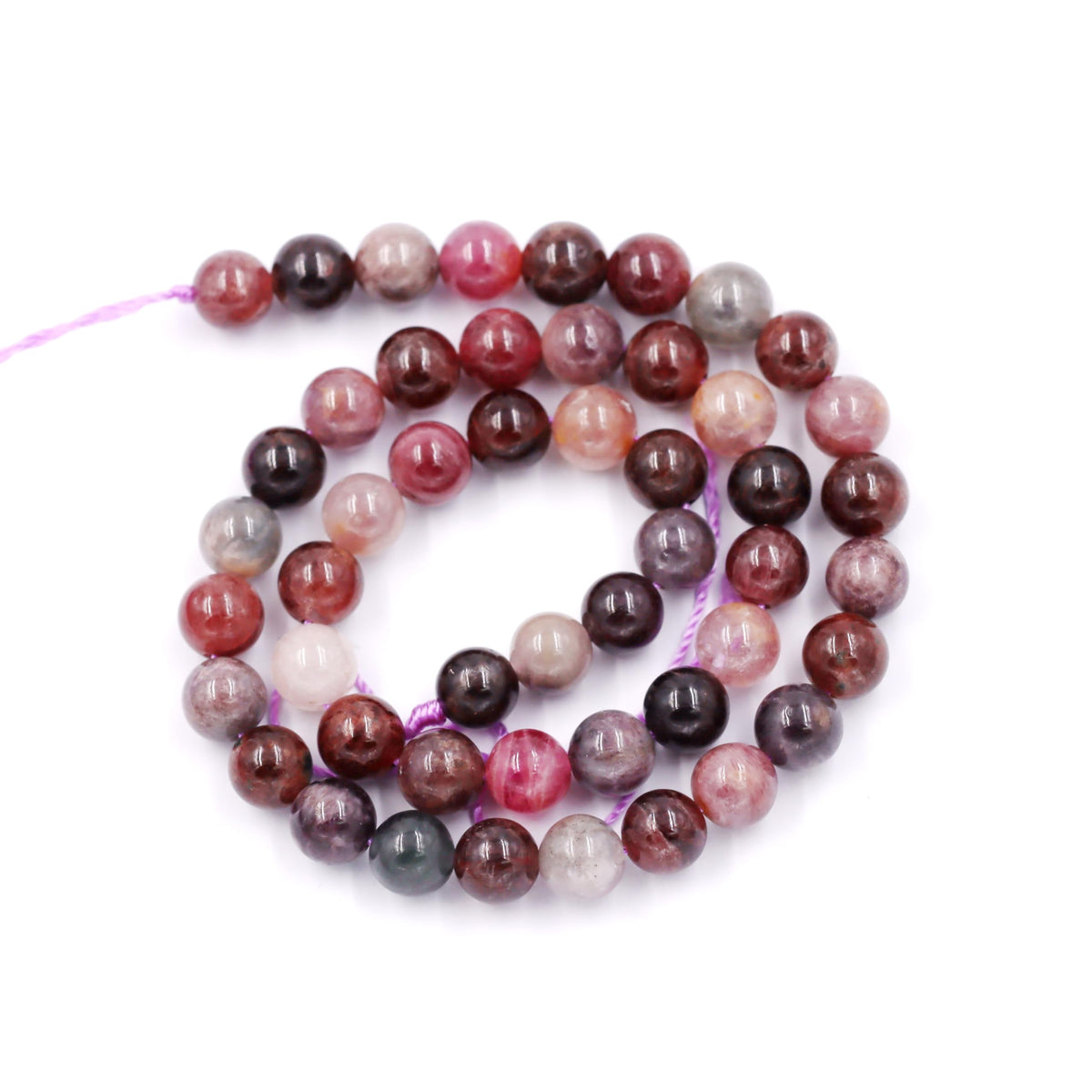 Natural Stone Beads for Jewelry Making Loose Beads with Stretch Cord for Bracelet Necklace Making AAA Tanzanite Beads 6mm