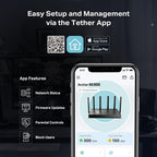 TP-Link Tri-Band BE9700 WiFi 7 Router (Archer BE600)