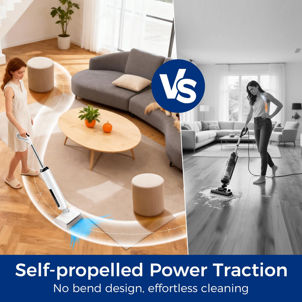 Wet Dry Vacuum Cleaner, Cordless Vacuum Mop