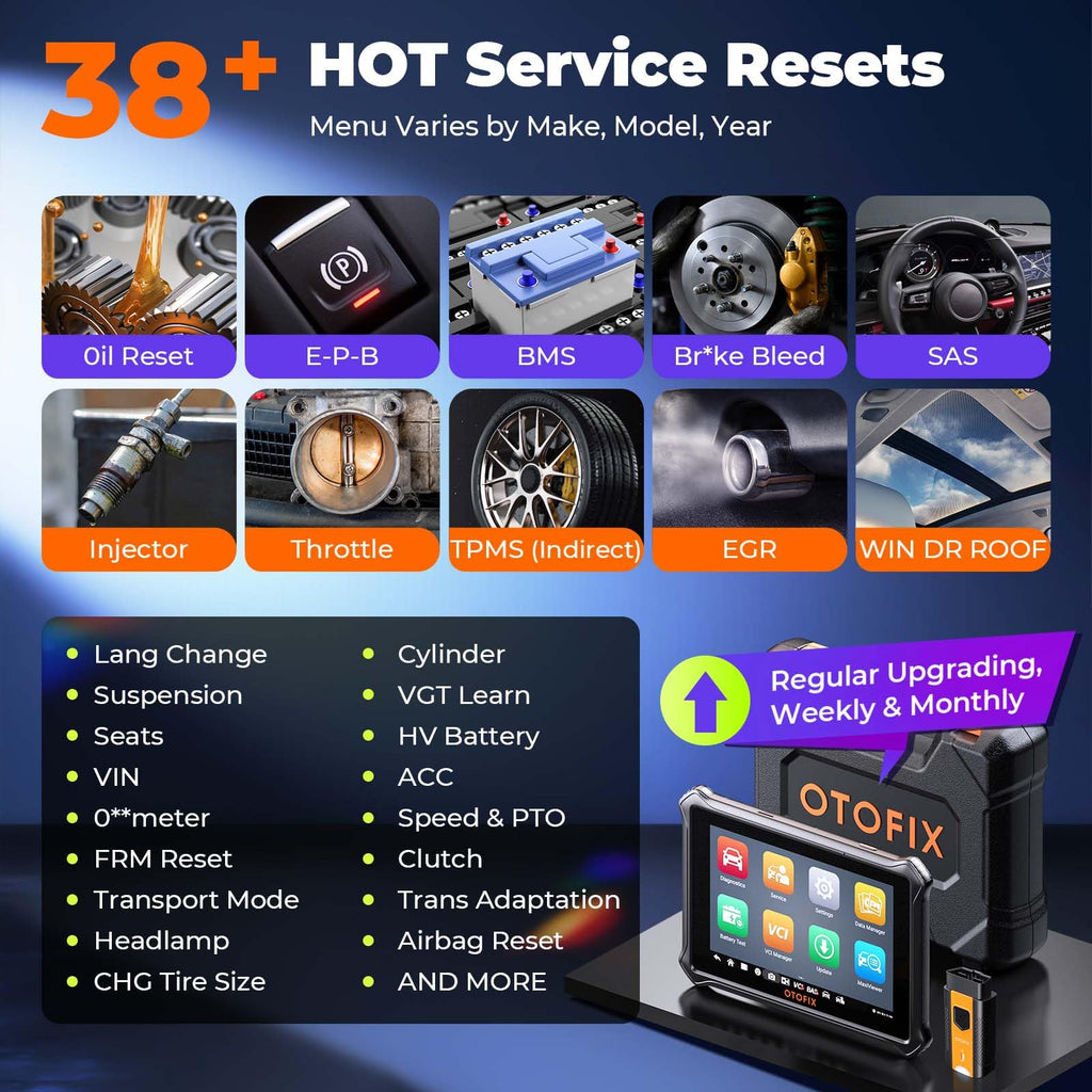 OTOFIX D1 Lite OBD2 Scan Tool, All System Diagnostic, DoIP CAN FD, FCA SGW