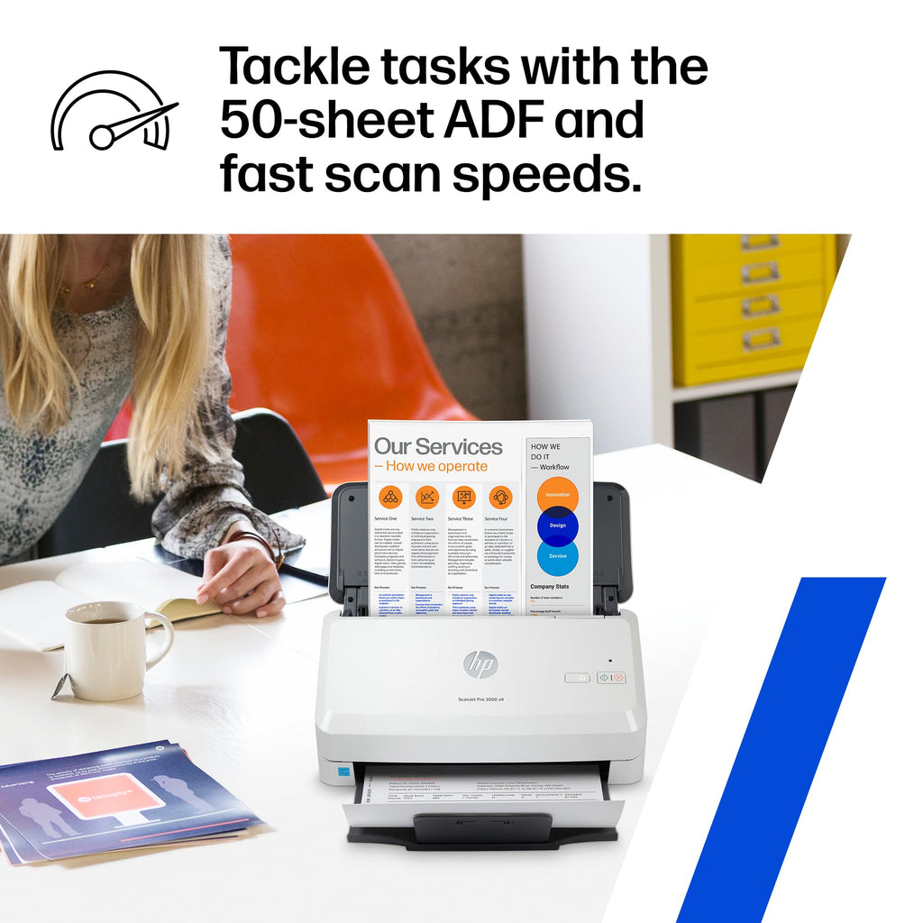 HP ScanJet Pro 3000 s4 Document Scanner | Duplex | ADF
