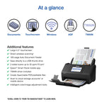 Epson Workforce ES-580W Wireless Color Duplex Desktop Document Scanner