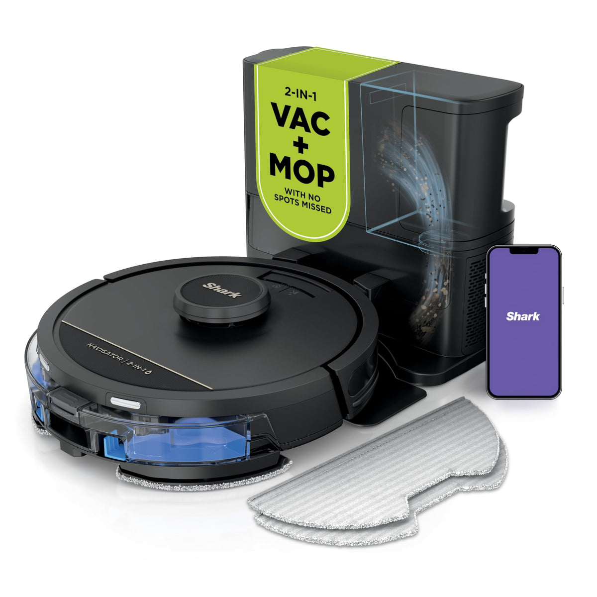 Shark Navigator 2-in-1 Robot Vacuum & Mop, RVA120E2