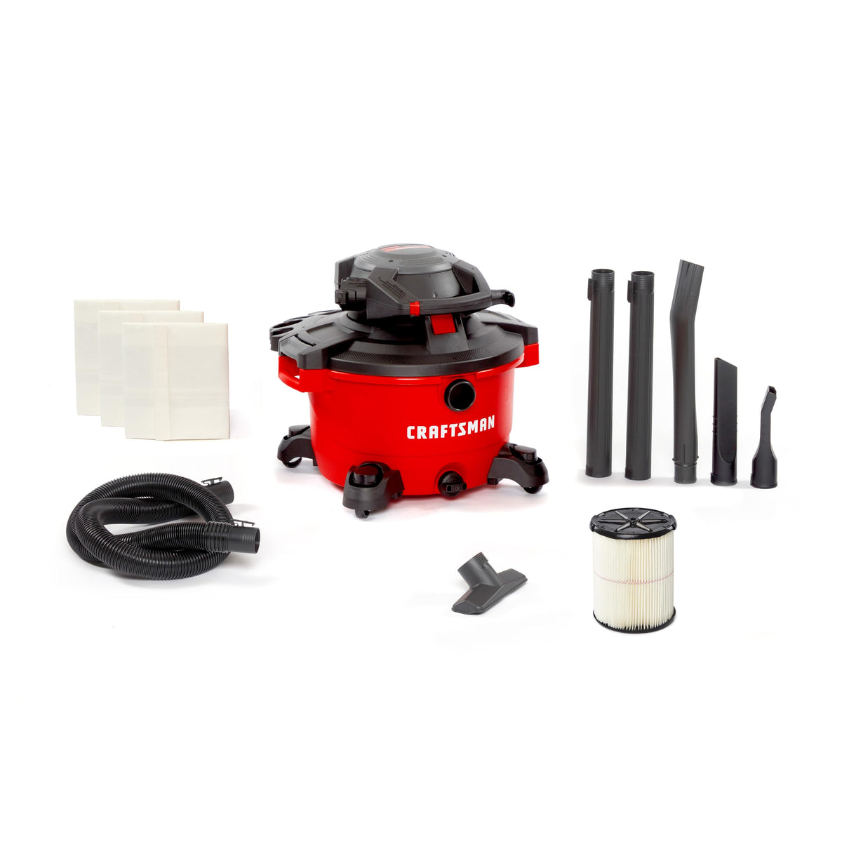 CRAFTSMAN CMXEVBE17607 16 Gal. 6.5 Peak HP Wet Dry Vac with Detach Blower