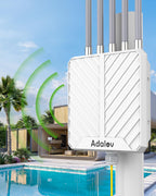 Adalov AX3000 Outdoor WiFi 6 Access Point, Dual Band, POE, IP67