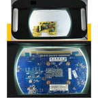 Tabletop Foldable Magnifying Glass with LED Light Standing Design Needlework Sewing Loupe for Beading & Jewelry Making