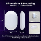 Alta Labs AP6 WiFi 6 Access Point, Dual Band, High Performance, 3 Gbps, IP54 Rated, POE+, Content Filtering, Seamless Roaming, App Control, Computer Networking Wireless Access Points