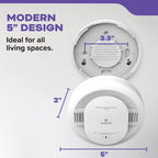 Kidde Smoke & Carbon Monoxide Detector, AA Battery-Powered, 30CUDR, 3 Pack