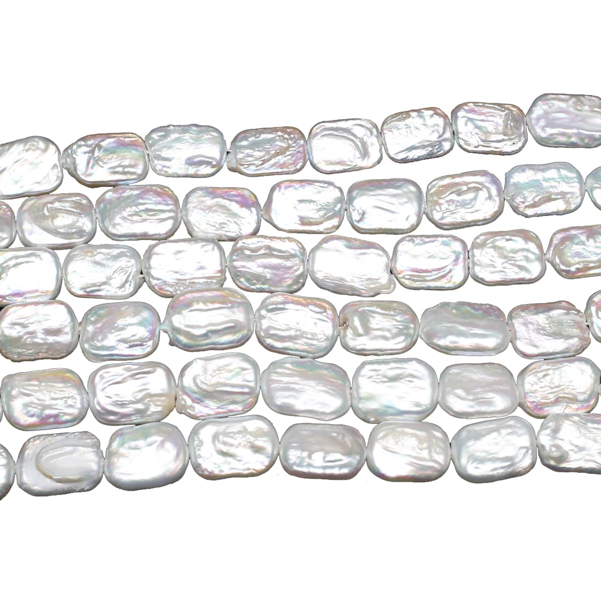 QSLLER Irregular Natural Freshwater Cultured Pearl Beads Baroque Pearl Beads for Jewelry Making Neckalce Craft DIY