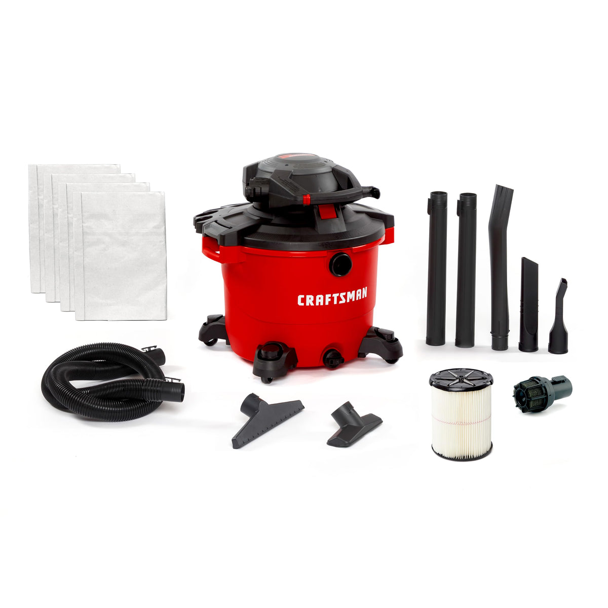 CRAFTSMAN CMXEVBE17607 16 Gal. 6.5 Peak HP Wet Dry Vac with Detach Blower