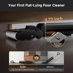 uwant Wet Dry Vacuum Cleaner 180° Lay-Flat Vacuum Mop All in One with 100℃ Hot Water and Air Drying 23000Pa Suction Vacuum Cleaner with Self-Cleaning Anti Odor Triple Edge Electric Mop