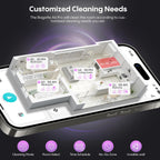 Robot Vacuum and Mop with Self-Emptying Station, 90 Days Hands-Free Robotic Vacuum Cleaner, 10000Pa Super Suction, LiDAR Navigation, Smart Mapping, WiFi/App/Voice Control for Home Pet Hair Hard Floors