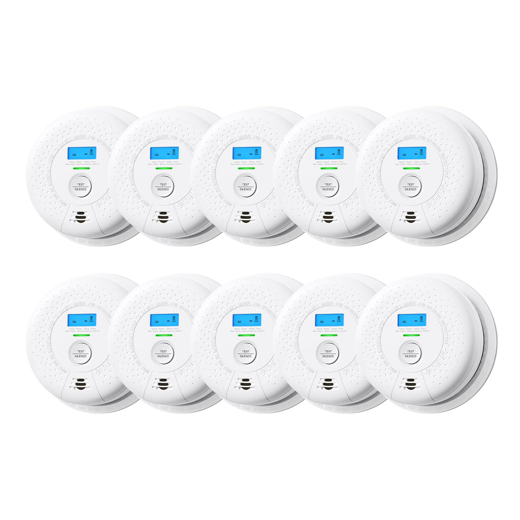 X-Sense Smoke Detector and Carbon Monoxide Detector, SC01, 5-Pack