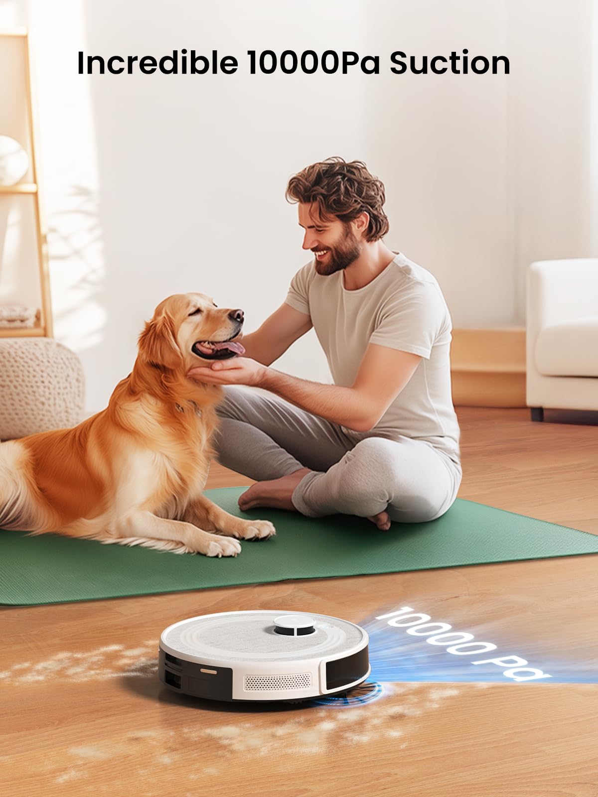 Lefant Robot Vacuum and Mop,10000Pa, 240Min, Self-Emptying，M2S Pro