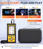 OBD2 Scanner with ABS SRS Transmission Diagnostic Tool
