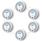 X-Sense Wireless Combination Smoke and CO Detector, XP0H-WN, 3-Pack