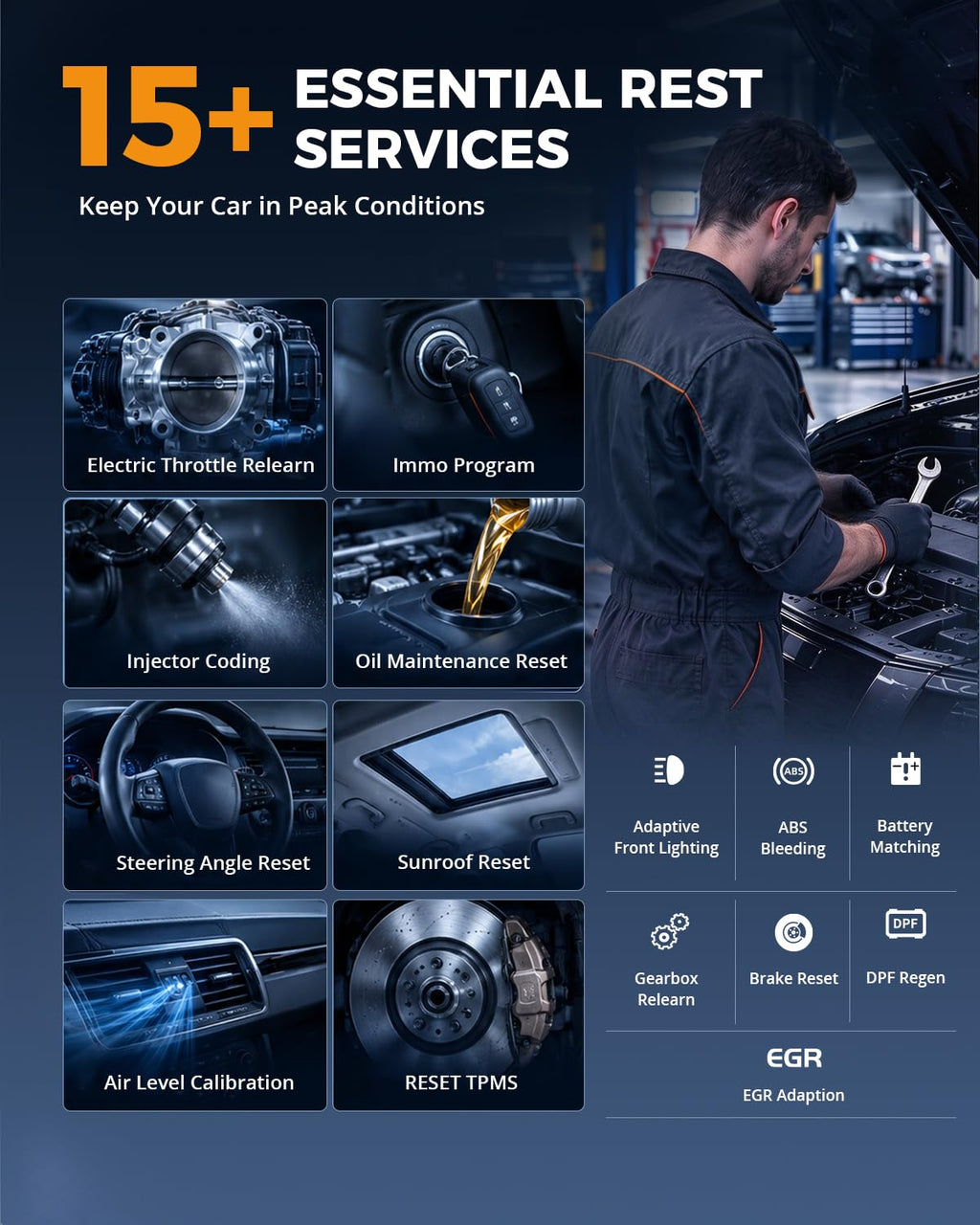 C1 Pro Bluetooth OBD2 Scanner Diagnostic Tool, Lifetime Free Update