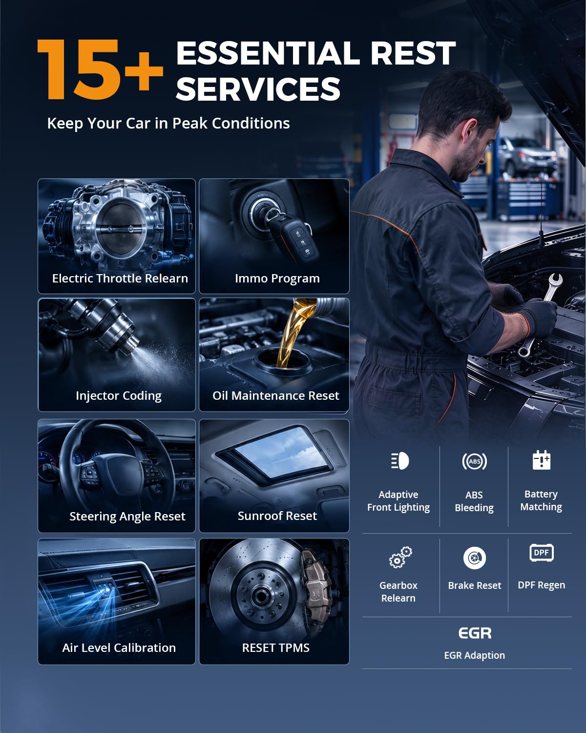 C1 Pro Bluetooth OBD2 Scanner Diagnostic Tool, Lifetime Free Update