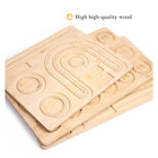 Beadboard Wooden Flocked Beading Tray