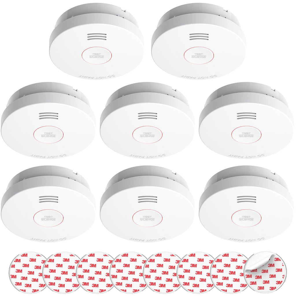 SITERLINK Smoke Detectors 10 Year Battery Backup UL217 ,GS525A 10 Pack