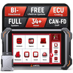 ANCEL DS600BT Bidirectional Scan Tool with Full-System OBD2 Scanner, ECU Coding, 34+ Reset Functions, Bluetooth VCI, FCA/SGW CAN FD, DoIP and Lifetime Free Updates