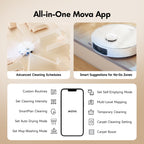 MOVA P10 Pro Ultra Robot Vacuum and Mop, 140°F Water Washing & Drying