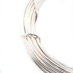 925 Sterling Silver Wire, 18 Gauge, Round, Half Hard, 12FT by CRAFT WIRE