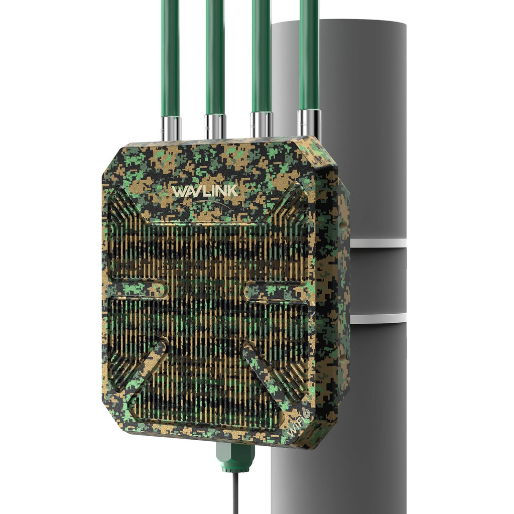 2026 WAVLINK AX1800 Outdoor WiFi 6 Extender Long Range, IP67 Weatherproof