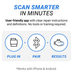 BlueDriver OBD2 Scanner Bluetooth, No Subscription, ABS SRS TPMS